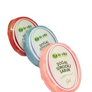 صابون جامد اورجینال برند Lavita kozmetik مدل NATURAL SPONGE SOAP (3 PIECES) کد 785310821