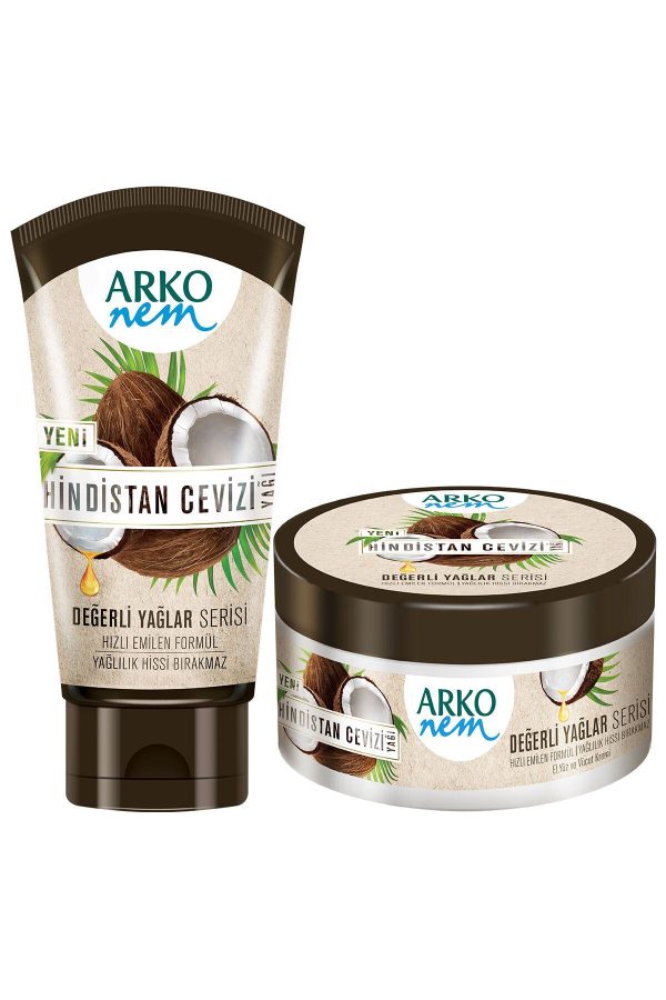 کرم بدن اورجینال برند Arko nem مدل Nemlendirici Krem 250+60ml کد 3890616