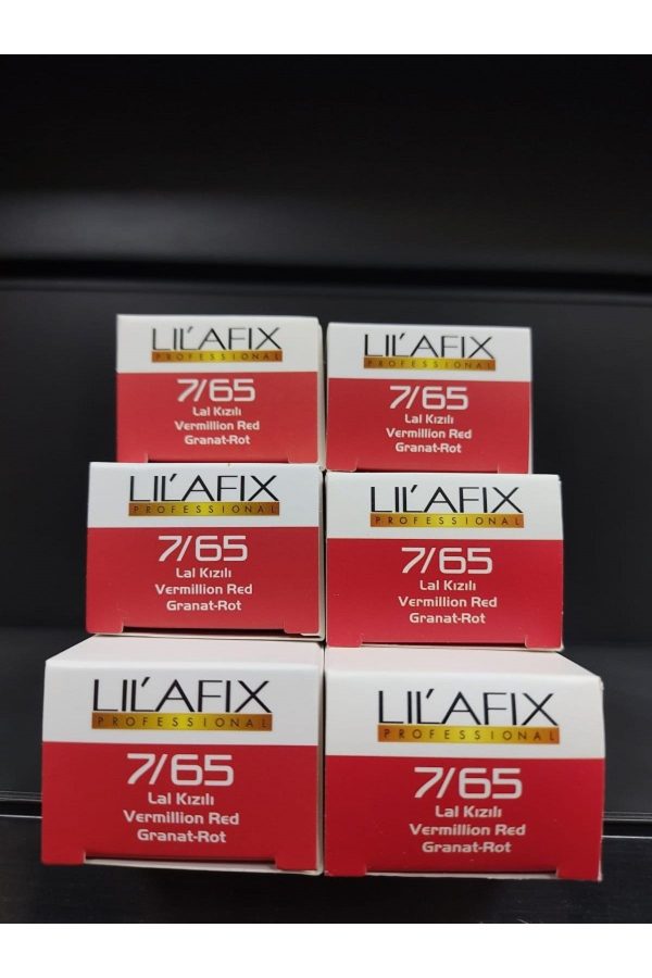 رنگ مو اورجینال برند Lilafix مدل Lal Kızılı Saç Boyası 765 کد 752361299