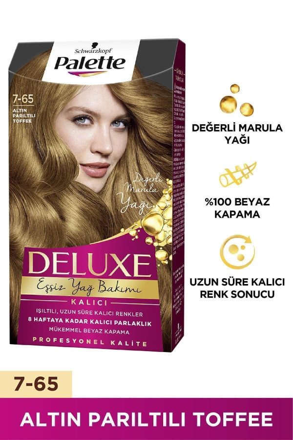 رنگ مو اورجینال برند Palette مدل Palette Deluxe 7-65 کد 37806100 - Image 2