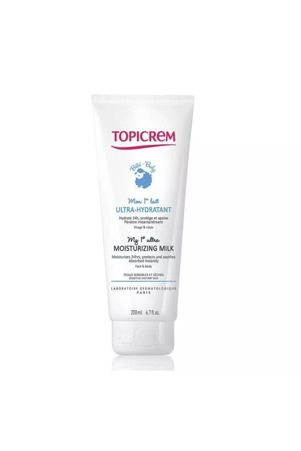 کرم صورت اورجینال برند Topicrem مدل Ultra Nemlendirici Süt 200 ml کد 3268404