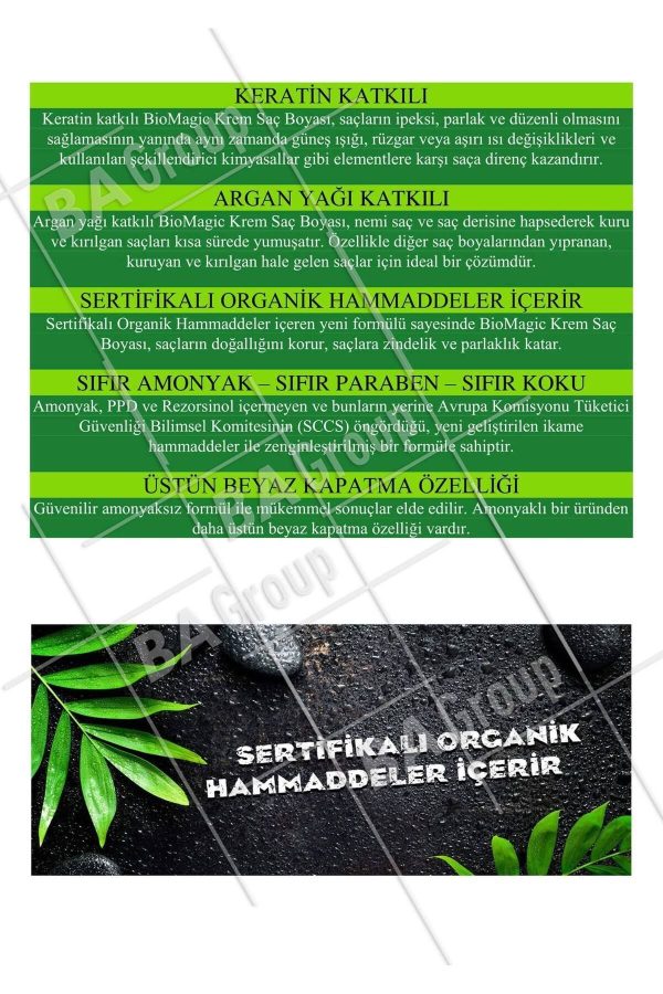 رنگ مو اورجینال برند Biomagic مدل Ceviz Kabuğu کد 811752105 - Image 3
