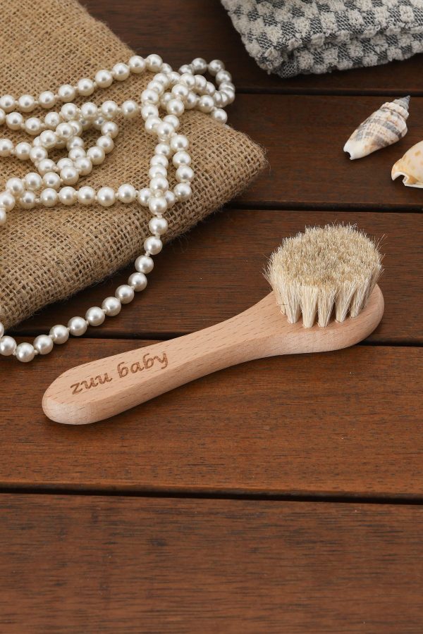 فیس براش اورجینال برند Zuu baby مدل 100% Natural Horsehair Facial Brush کد 824860588