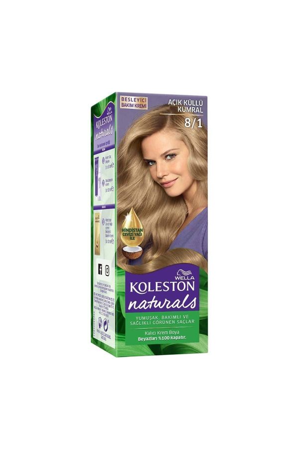 رنگ مو اورجینال برند Wella مدل Light Ash Blonde Hair Dye کد 49724352 - Image 2