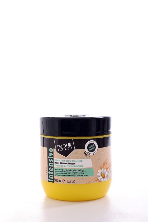 ماسک مو اورجینال برند Real natura intensivo مدل Intensivo Pro-loıro Reparaçâo Mask 500ml کد 740274945