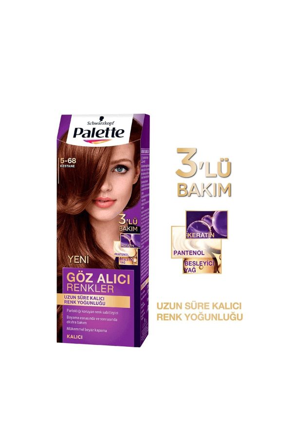 رنگ مو اورجینال برند Palette مدل Kestane Saç Boyası کد 363487803