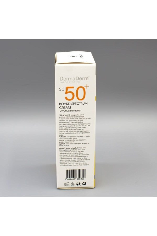 ضد آفتاب صورت اورجینال برند Dermaderm laboratories مدل SPF 50+ Sunscreen Cream 100g کد 706401375