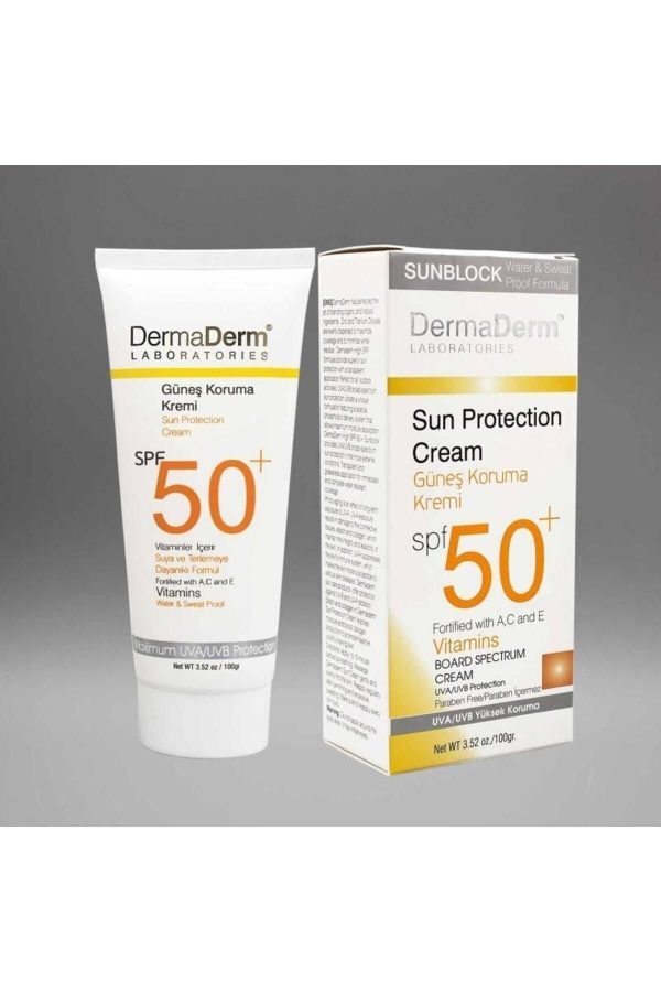 ضد آفتاب صورت اورجینال برند Dermaderm laboratories مدل SPF 50+ Sunscreen Cream 100g کد 706401375 - Image 2