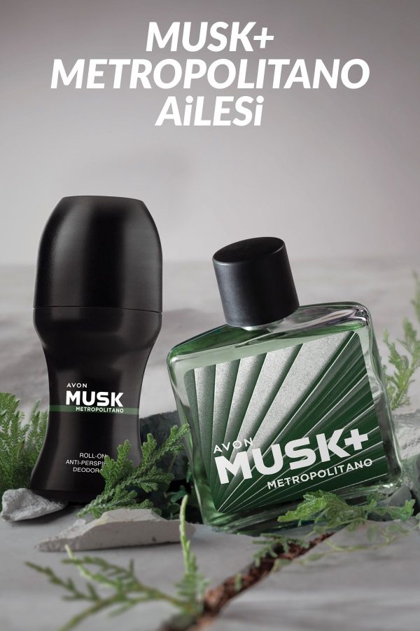 ادکلن اورجینال برند Avon مدل Musk Metropolitano EDT 75 ml کد 810041148 - Image 4