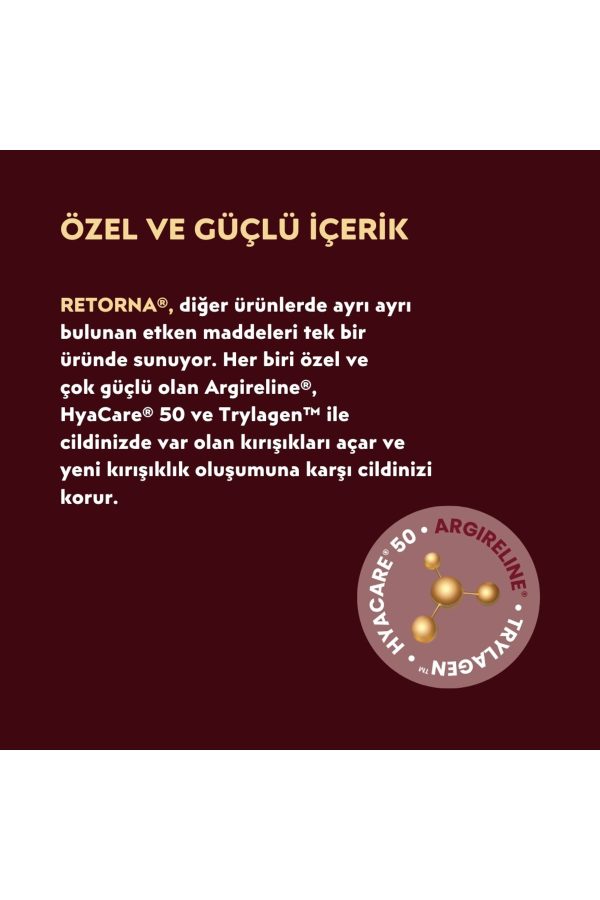 کرم صورت اورجینال برند Retorna مدل Anti-aging cream کد 770212002 - Image 5