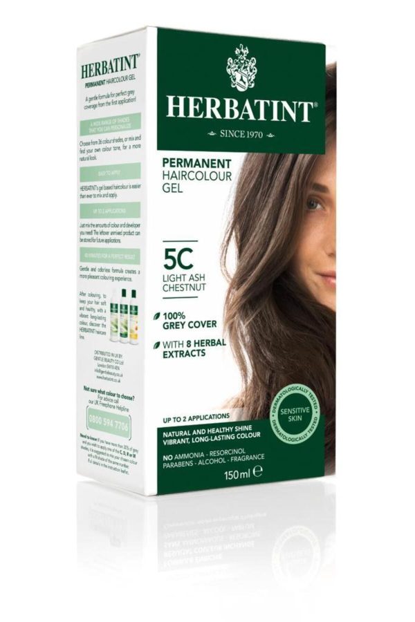 رنگ مو اورجینال برند Herbatint مدل Light Ash Chestnut کد 117128522