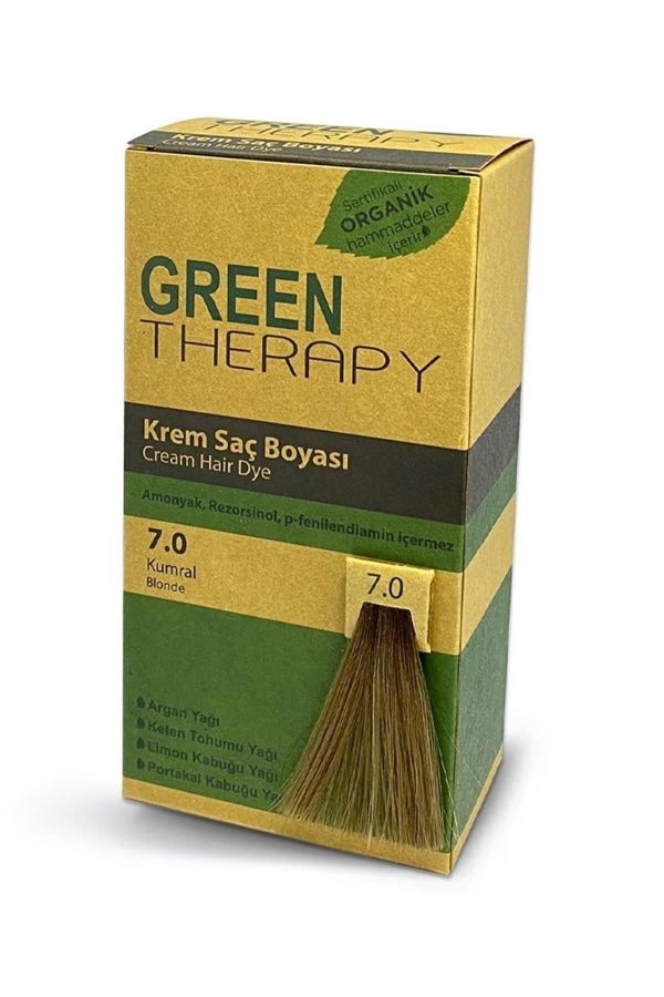 رنگ مو اورجینال برند Green therapy مدل Argan Yağlı 70 Kumral کد 469947168