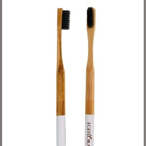 مسواک دستی اورجینال برند Egeflora مدل Bamboo Toothbrush Adult White کد 33024358
