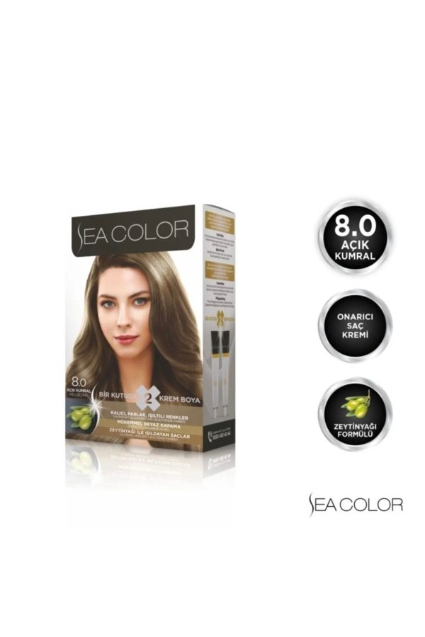 رنگ مو اورجینال برند Sea color کد 33964223