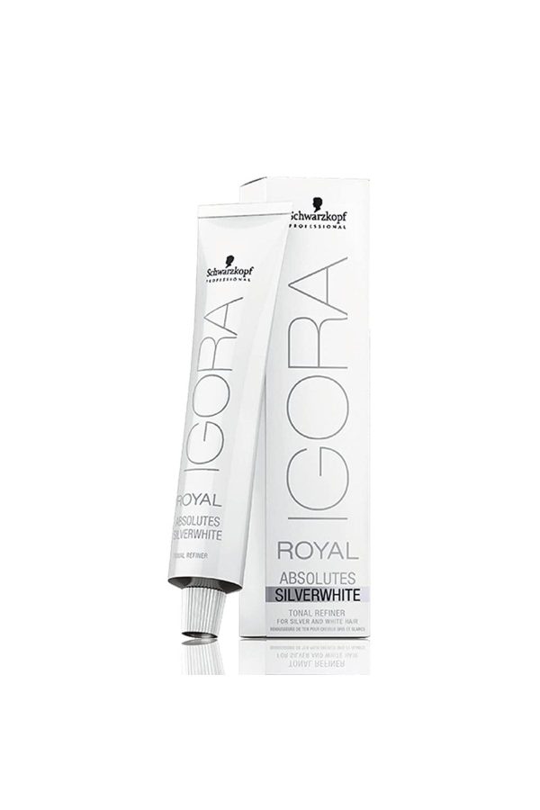 رنگ مو اورجینال برند Igora مدل Royal Absolutes Silverwhite Silver کد 672210297