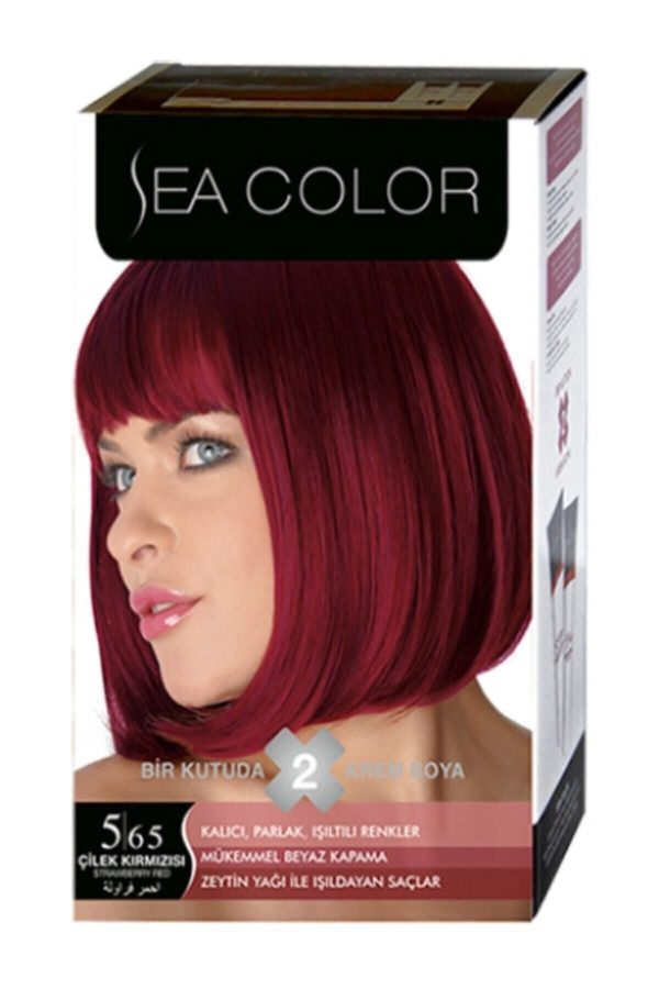 رنگ مو اورجینال برند Sea color مدل Sea Color Set Boya 5,65 کد 86366851