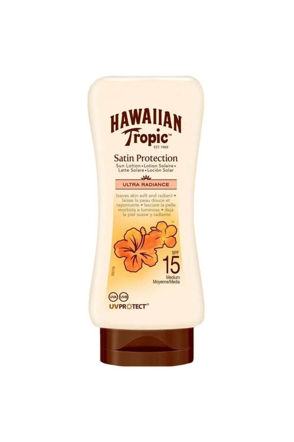 ضد آفتاب بدن اورجینال برند Hawaiian tropic مدل Satin Protection Lotion Spf15 180ml کد 673892012
