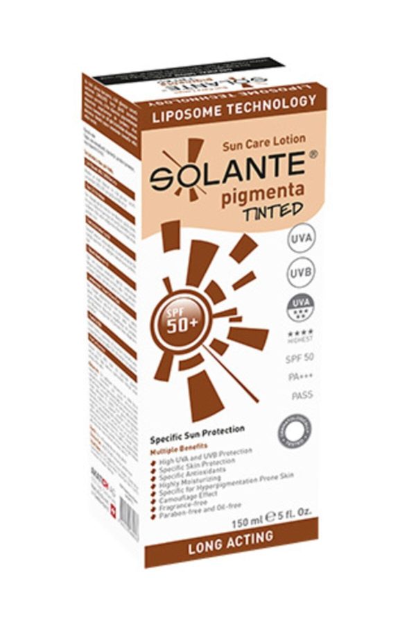 ضد آفتاب صورت اورجینال برند Solante مدل Orjinal Spf 50+ Pigmenta Tinted کد 50587304