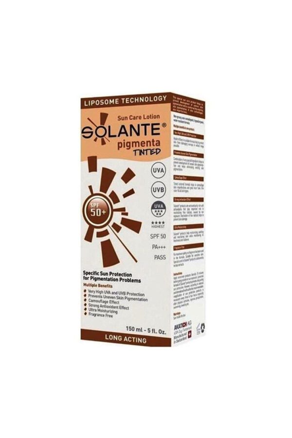 ضد آفتاب صورت اورجینال برند Solante مدل Orjinal Spf 50+ Pigmenta Tinted کد 50587304 - Image 2