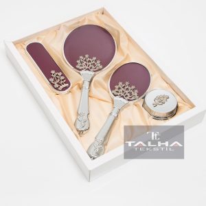 برس و شانه مو اورجینال برند Talha tekstil مدل Four-piece mirror comb set کد 93737115