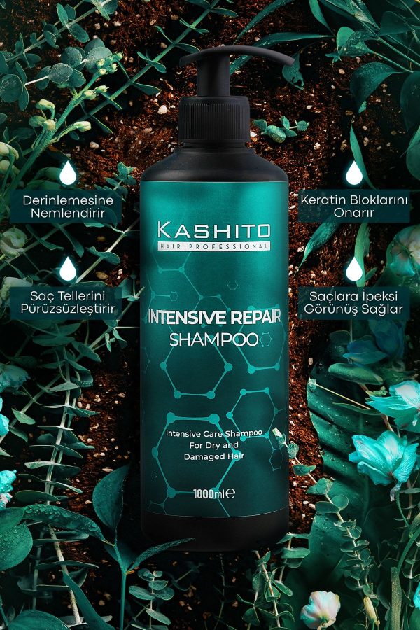 شامپو اورجینال برند Kashito مدل Intensıve Repaır Şampuan 1000ml کد 674232816