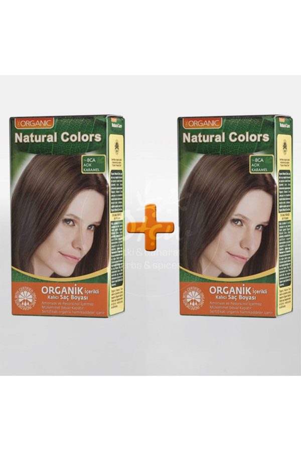 رنگ مو اورجینال برند Natural colors مدل Open Caramel Organic Hair Dye کد 88004619
