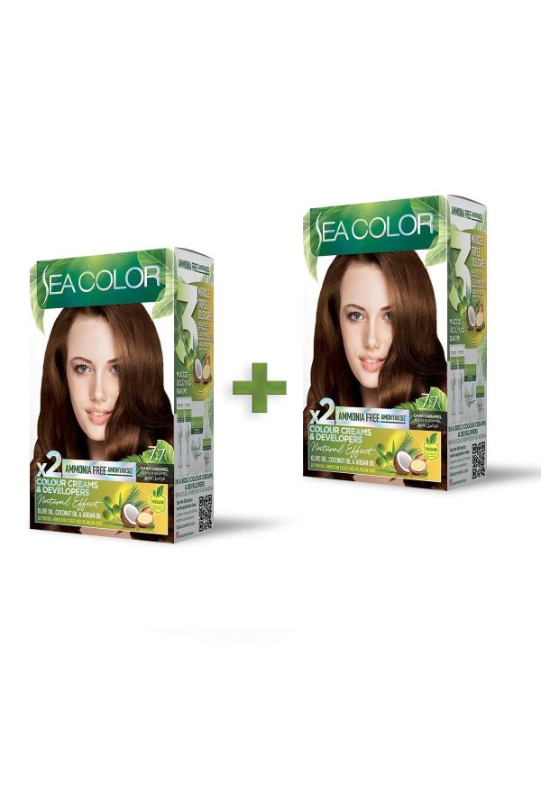 رنگ مو اورجینال برند Sea color مدل Koyu Karamel کد 239612621