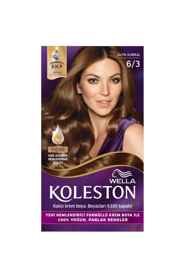 رنگ مو اورجینال برند Wella مدل 6/3 - Golden Brown کد 83976107