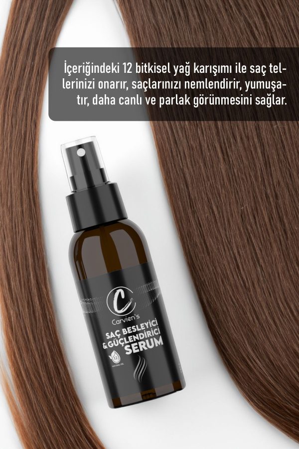 روغن و سرم مو اورجینال برند Carvien s مدل Hair Nourishing Strengthening Serum کد 126289688 - Image 3