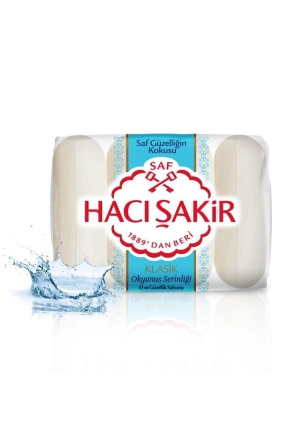 صابون جامد اورجینال برند Haci sakir مدل Klasik Okyanus Serinliği 4x70GR کد 167869412 - Image 2