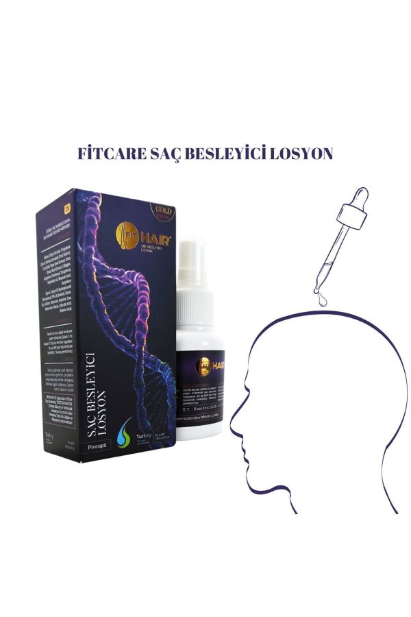 روغن و سرم مو اورجینال برند Fitcare shopping مدل Gold Hair Loss Treatment Lotion کد 80055058 - Image 6