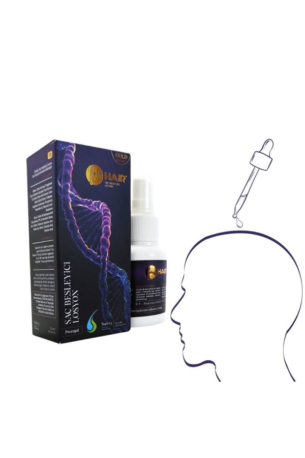 روغن و سرم مو اورجینال برند Fitcare shopping مدل Gold Hair Loss Treatment Lotion کد 80055058 - Image 7