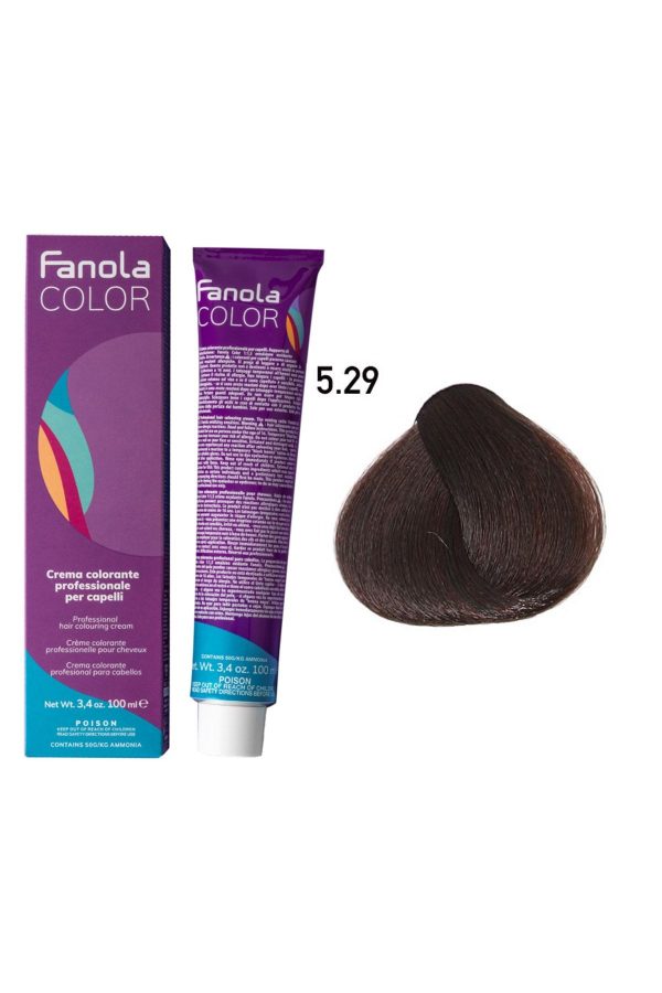 رنگ مو اورجینال برند Fanola مدل Extra Chocolate 529 کد 353963144