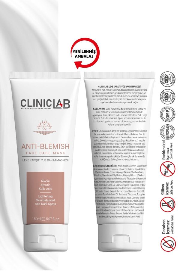 ماسک صورت اورجینال برند Cliniclab مدل Leke Karşıtı Yüz Bakım Maskesi کد 148495517 - Image 6