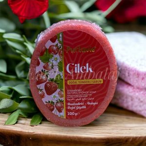 لیف و اسفنج حمام اورجینال برند Purlavie مدل Natural Sponge Soap with Strawberry کد 806542687