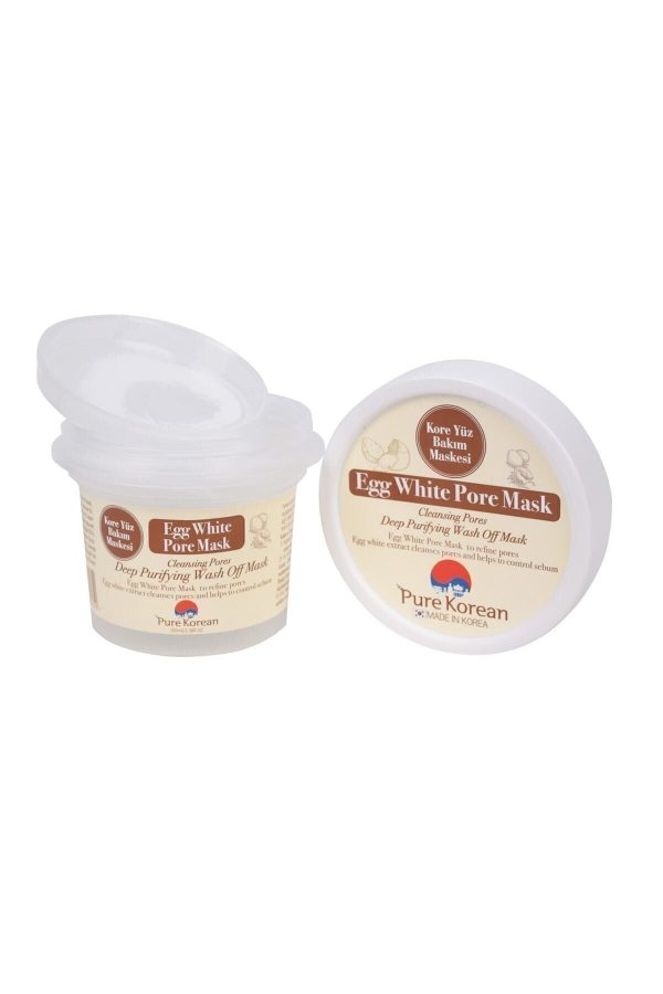 ماسک صورت اورجینال برند Pure korean مدل Egg White Pore Mask کد 232836372