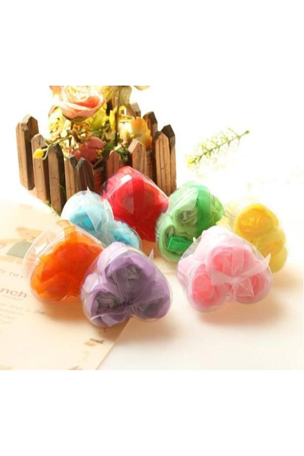 صابون جامد اورجینال برند Mirilshop مدل Heart-shaped rose-shaped soap mini کد 754239297
