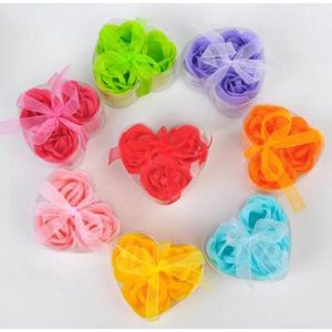 صابون جامد اورجینال برند Mirilshop مدل Heart-shaped rose-shaped soap mini کد 754239297