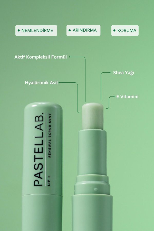 کرم لب اورجینال برند Pastel مدل Lip Renewal Fresh Mint Scrub کد 808301876 - Image 4