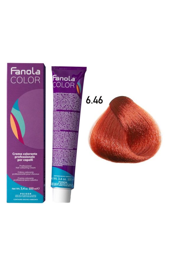 رنگ مو اورجینال برند Fanola مدل Dark Copper Red Blonde کد 353788531
