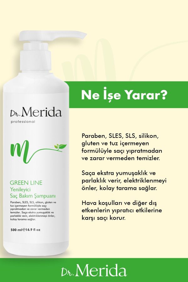 شامپو اورجینال برند Dr merida beauty مدل Greenline Şampuan 500 ml کد 800713340 - Image 2