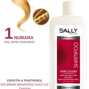 شامپو اورجینال برند Sally مدل Vivid Colors 1 Lt (2ADET) کد 464436113