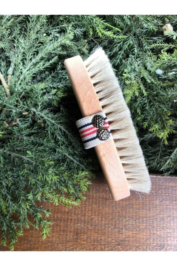 برس و شانه مو اورجینال برند Palmiye home مدل Natural Horsehair Cellulite Brush کد 59114025 - Image 2