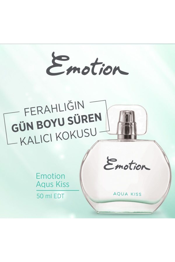 ادکلن اورجینال برند Emotion مدل Aqua Kiss Edt Parfüm 50ml کد 2478063 - Image 2