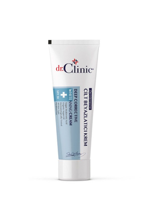 کرم صورت اورجینال برند Dr clinic مدل **Intensive Skin Whitening Cream** کد 641872745