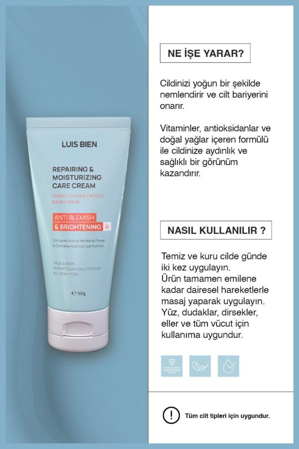 کرم بدن اورجینال برند Luis bien مدل Onarıcı Ve Nemlendirici Cilt Kremi کد 464310742 - Image 4