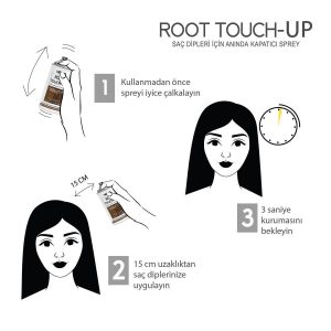 رنگ مو اورجینال برند Root touch up کد 806508171