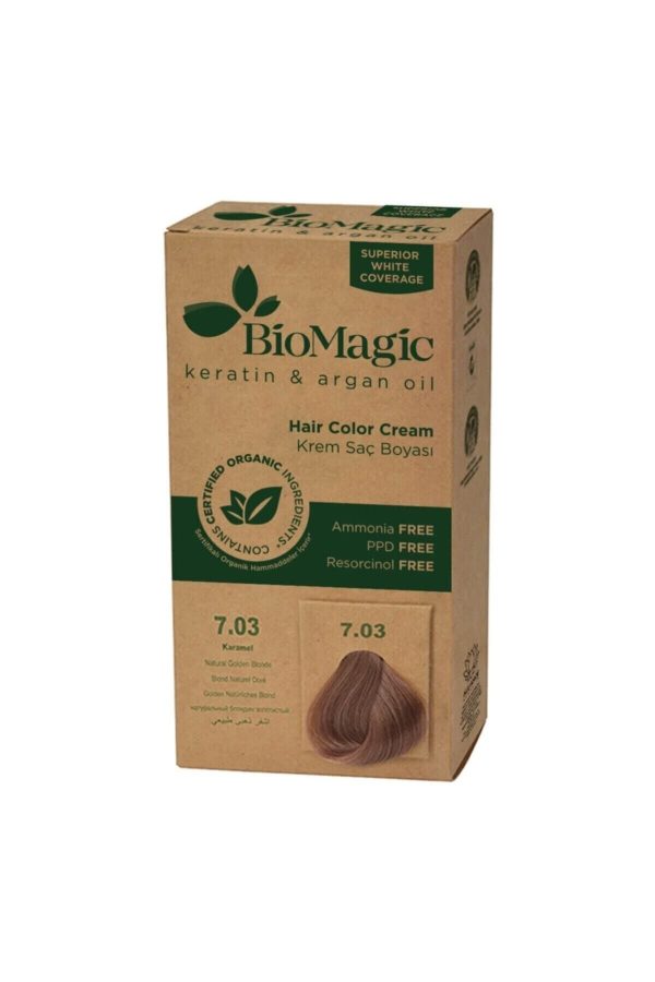 رنگ مو اورجینال برند Biomagic مدل Caramel No: 703 کد 220291151