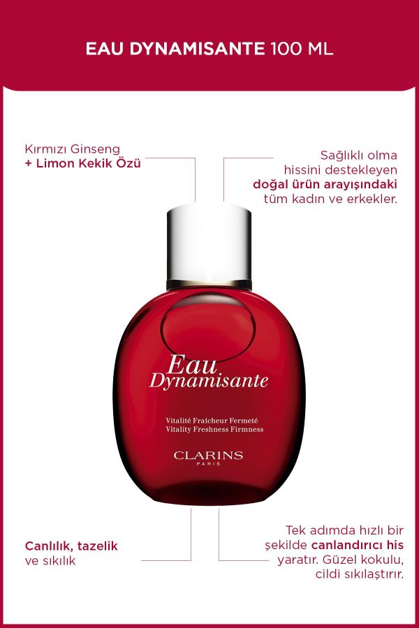 اسپری بدن اورجینال برند Clarins مدل Eau Dynamisante Vücut Spreyi 100ml کد 710931111