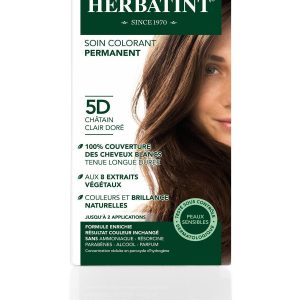 رنگ مو اورجینال برند Herbatint مدل Light Golden Chestnut 5D کد 1959077